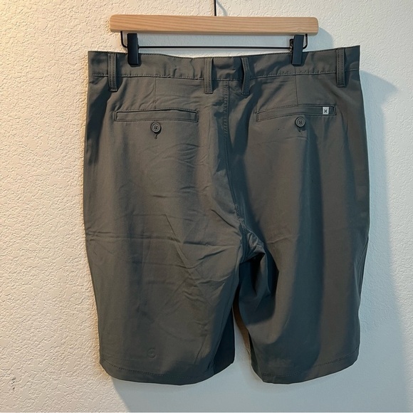 Men’s Hurley dark gray flat front shorts size 36 - Picture 5 of 6